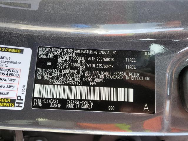 2T2GGCEZ4PC024431 Lexus NX 350
