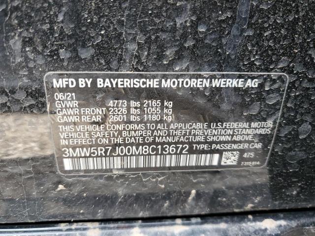 3MW5R7J00M8C13672 BMW 330XI