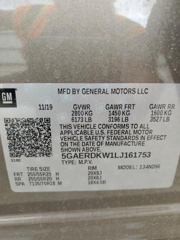 5GAERDKW1LJ161753 Buick Enclave Avenir