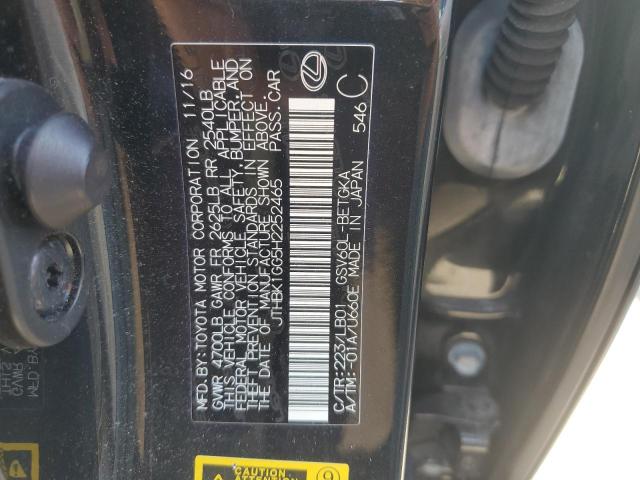 JTHBK1GG5H2252465 Lexus ES 350