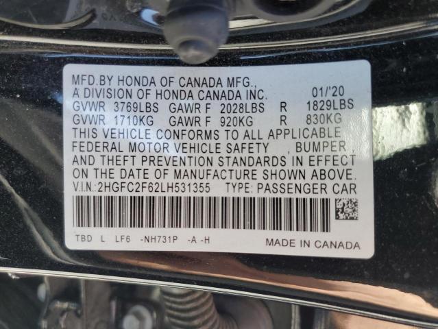 2HGFC2F62LH531355 Honda Civic Lx