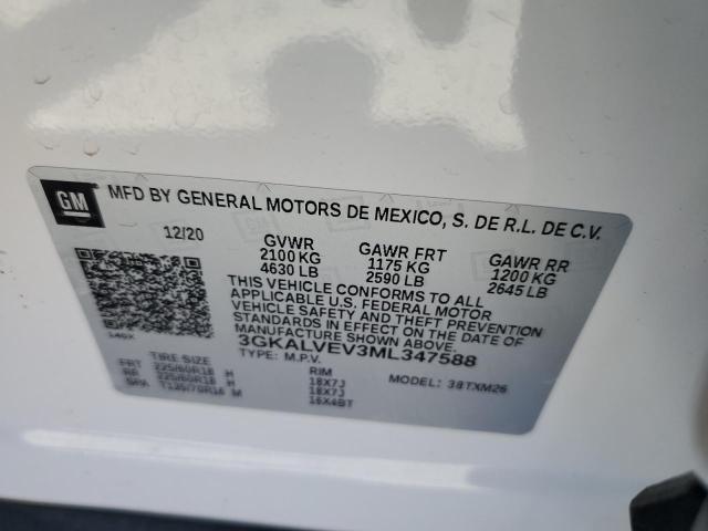 3GKALVEV3ML347588 GMC Terrain Slt