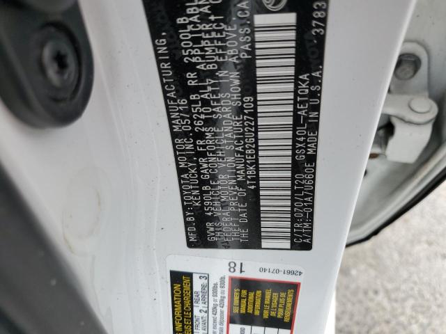 4T1BK1EB2GU227109 Toyota AVALON XLE