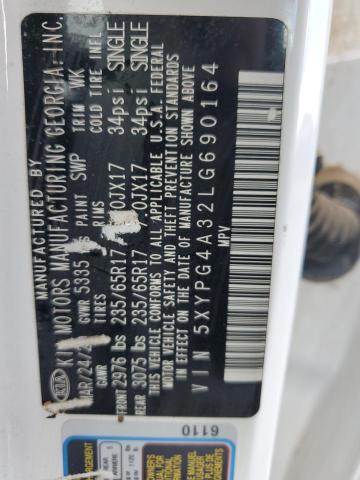 5XYPG4A32LG690164 KIA SORENTO L