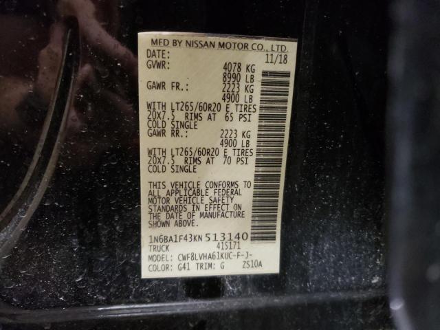 1N6BA1F43KN513140 Nissan Titan Xd Sl