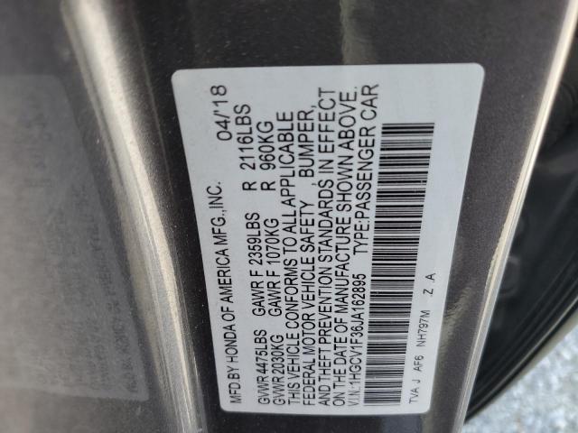 1HGCV1F36JA162895 Honda Accord Sport