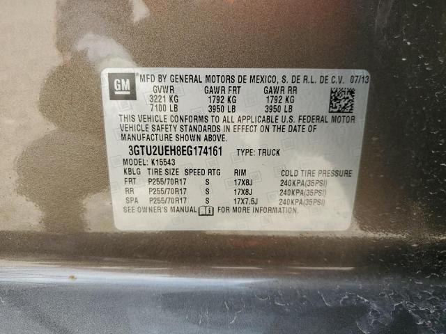 3GTU2UEH8EG174161 GMC Sierra K1500 Sle