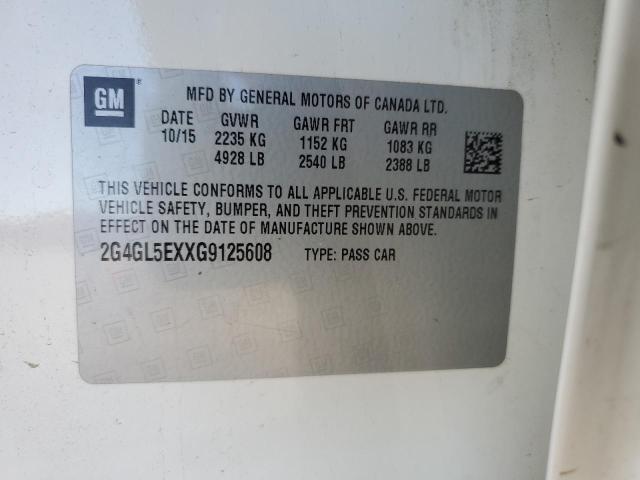 2G4GL5EXXG9125608 Buick Regal