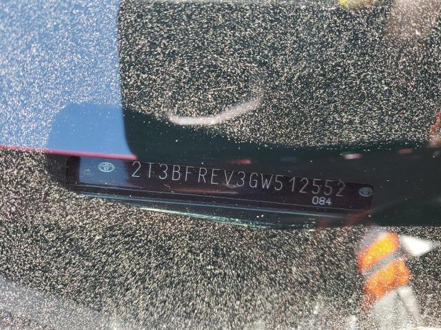 2T3BFREV3GW512552 Toyota RAV4 LE