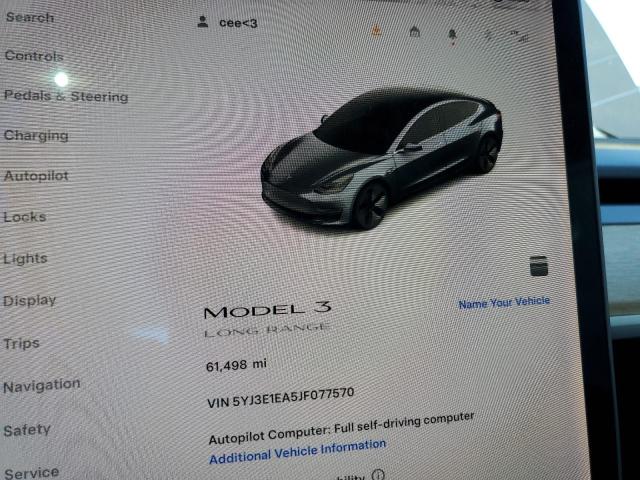 5YJ3E1EA5JF077570 Tesla MODEL 3