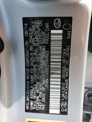 JTHBK1GG5E2149963 Lexus ES 350