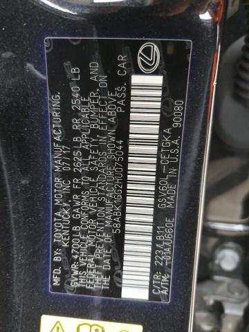 58ABK1GG2HU075044 Lexus ES 350