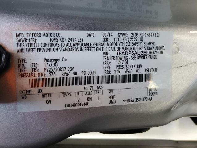 1FADP5AU2EL507909 Ford C-MAX SE