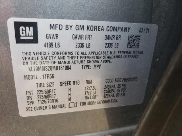 KL79MMS20MB161084 Chevrolet Trailblazer Ls