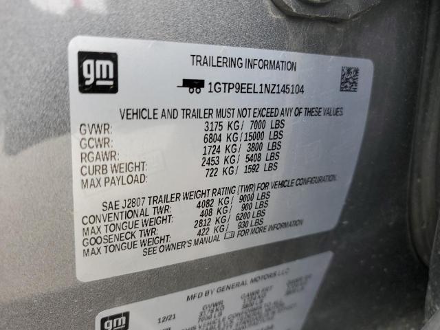 1GTP9EEL1NZ145104 GMC Sierra Limited K1500 At4
