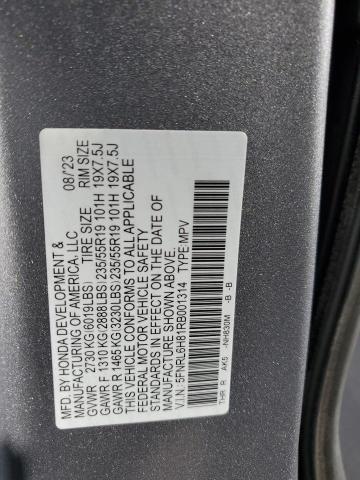 5FNRL6H81RB001314 Honda Odyssey Touring