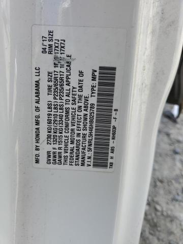 5FNRL5H46HB025789 Honda ODYSSEY EX