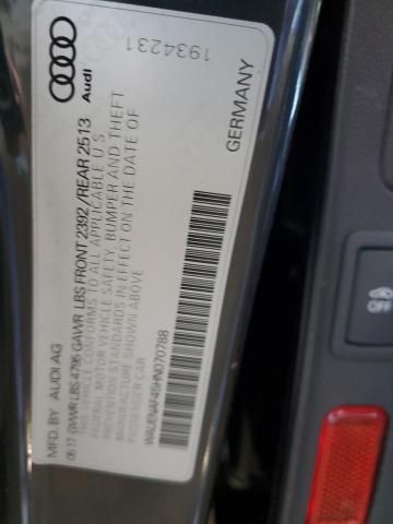WAUENAF45HN070788 Audi A4 Premium Plus