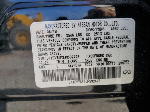 JN1EV7AP3JM592423 Infiniti Q50 LUXE