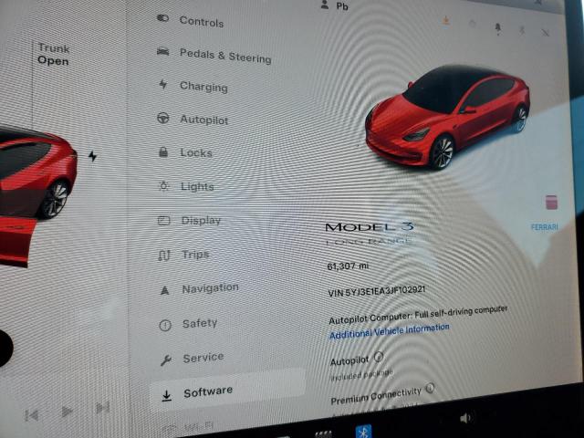 5YJ3E1EA3JF102921 Tesla MODEL 3