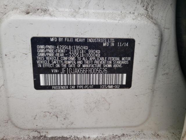 JF1GJAK66FH005626 Subaru Impreza Premium Plus
