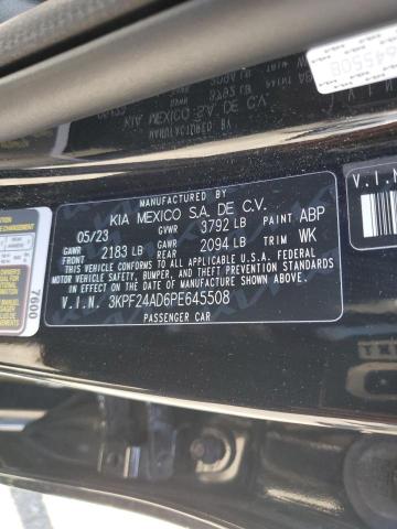 3KPF24AD6PE645508 KIA FORTE LX