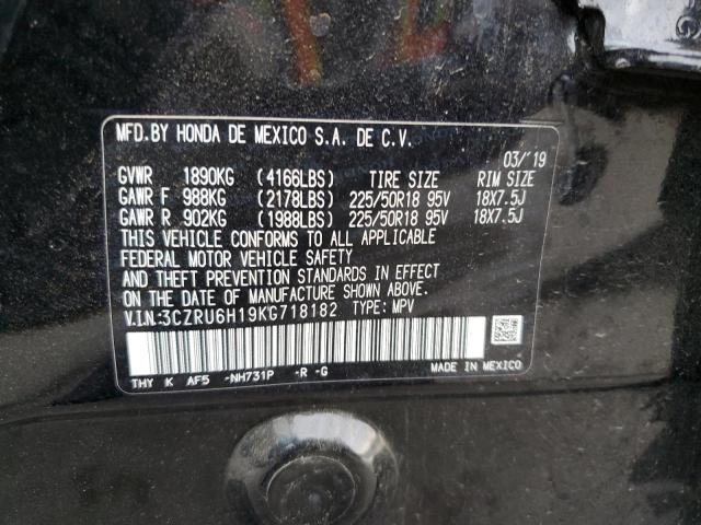 3CZRU6H19KG718182 Honda HR-V SPORT