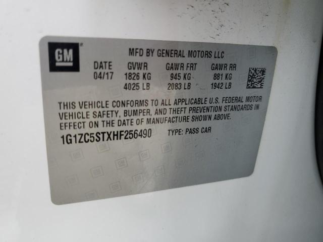 1G1ZC5STXHF256490 Chevrolet MALIBU LS