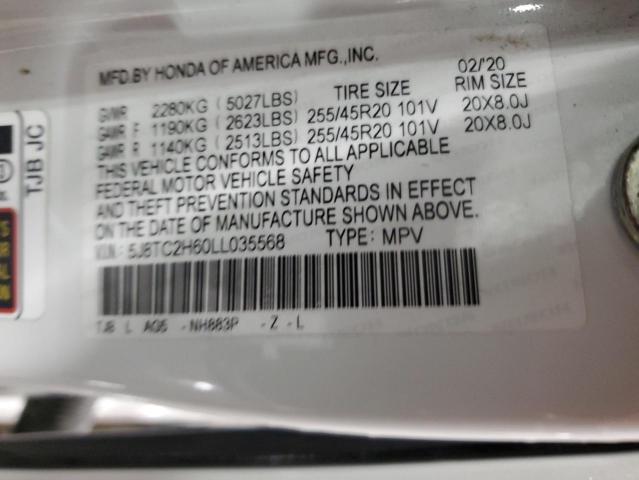 5J8TC2H60LL035568 Acura Rdx A-spec
