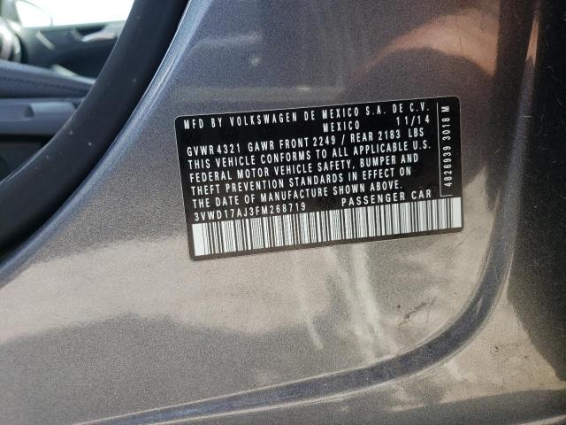 3VWD17AJ3FM268719 Volkswagen JETTA SE