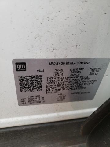 KL79MPSL3PB169579 Chevrolet Trailblazer Lt