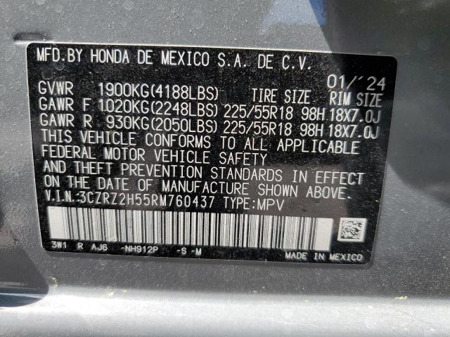 3CZRZ2H55RM760437 Honda HR-V SPORT