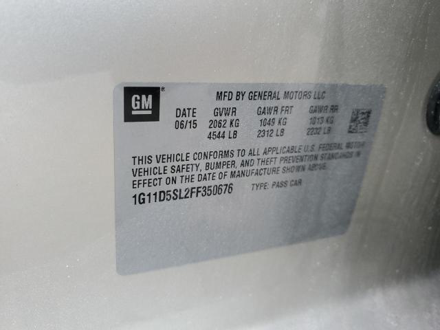 1G11D5SL2FF350676 Chevrolet MALIBU 2LT
