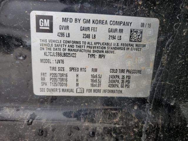 KL7CJLSB6LB025422 Chevrolet TRAX 1LT