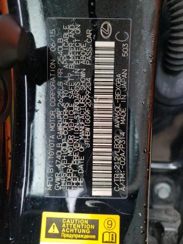 JTHBW1GG9F2099204 Lexus ES 300H