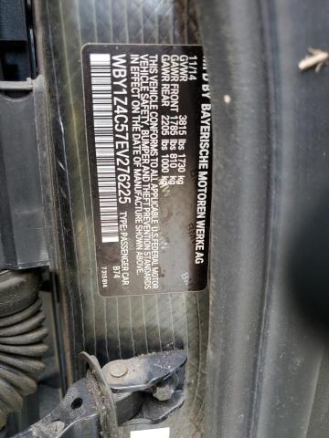 WBY1Z4C57EV276225 BMW I3 REX