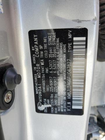 KM8JU3AG6FU047827 Hyundai Tucson Limited