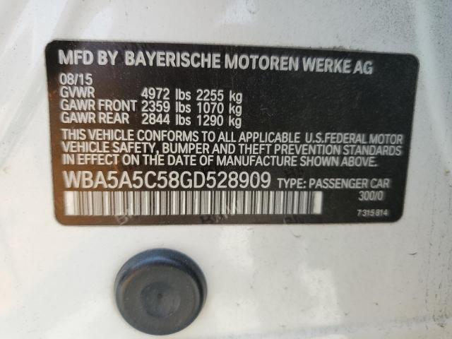 WBA5A5C58GD528909 BMW 528 I