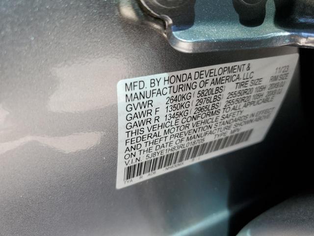 5J8YE1H83RL018705 Acura Mdx Advance