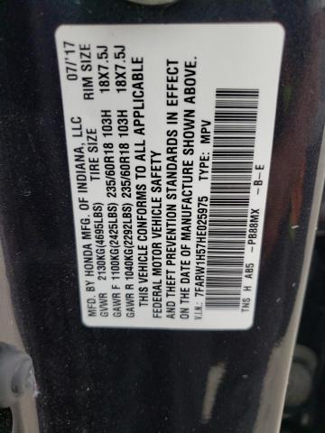 7FARW1H57HE025975 Honda CR-V EX
