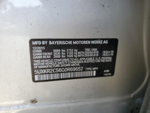 5UXKR2C56G0R69652 BMW X5 Sdrive35i