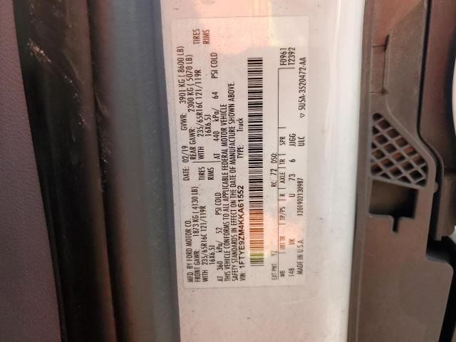 1FTYE9ZM4KKA61552 Ford Transit T-150