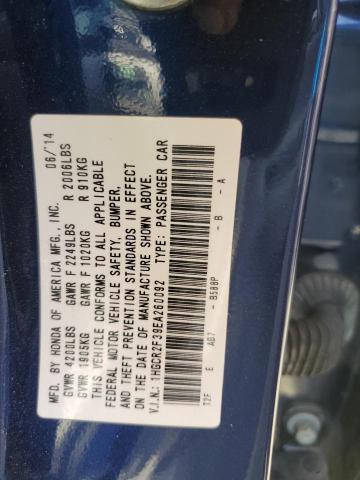 1HGCR2F39EA260092 Honda ACCORD LX