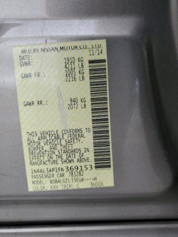 1N4AL3AP1FN369153 Nissan ALTIMA 2.5