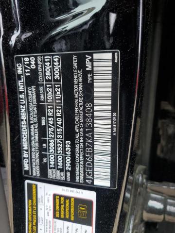4JGED6EB7KA138408 Mercedes-Benz Gle Coupe 43 Amg