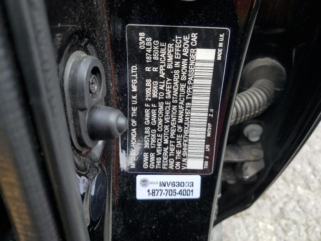 SHHFK7H9XJU416719 Honda Civic Sport Touring