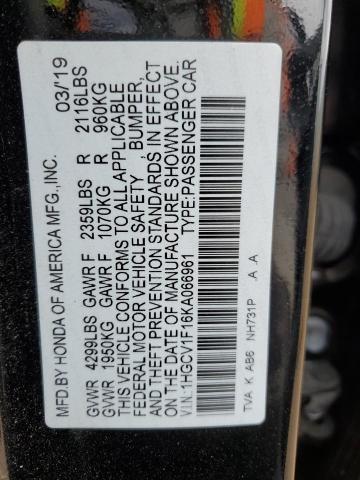 1HGCV1F16KA066961 Honda ACCORD LX