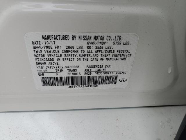 JN1EV7AR2JM439968 Infiniti Q50 LUXE
