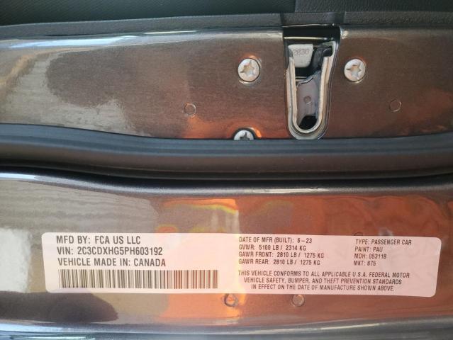 2C3CDXHG5PH603192 Dodge CHARGER GT