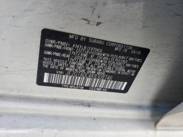 JF2GTADC4K8308746 Subaru Crosstrek Premium